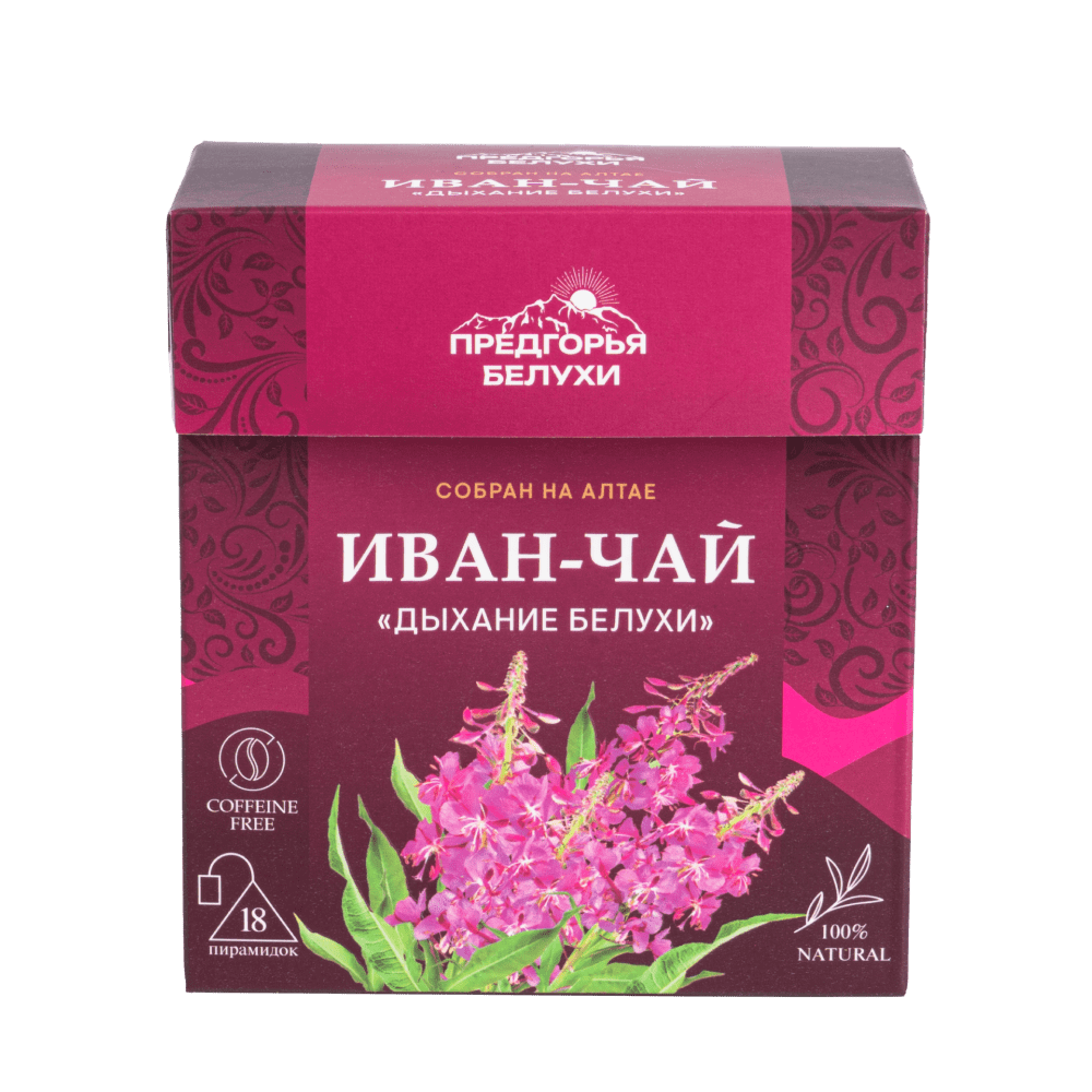 Напиток чайный Иван-чай ферментированный "Дыхание Белухи" (пирамидки) 2,5гр*18