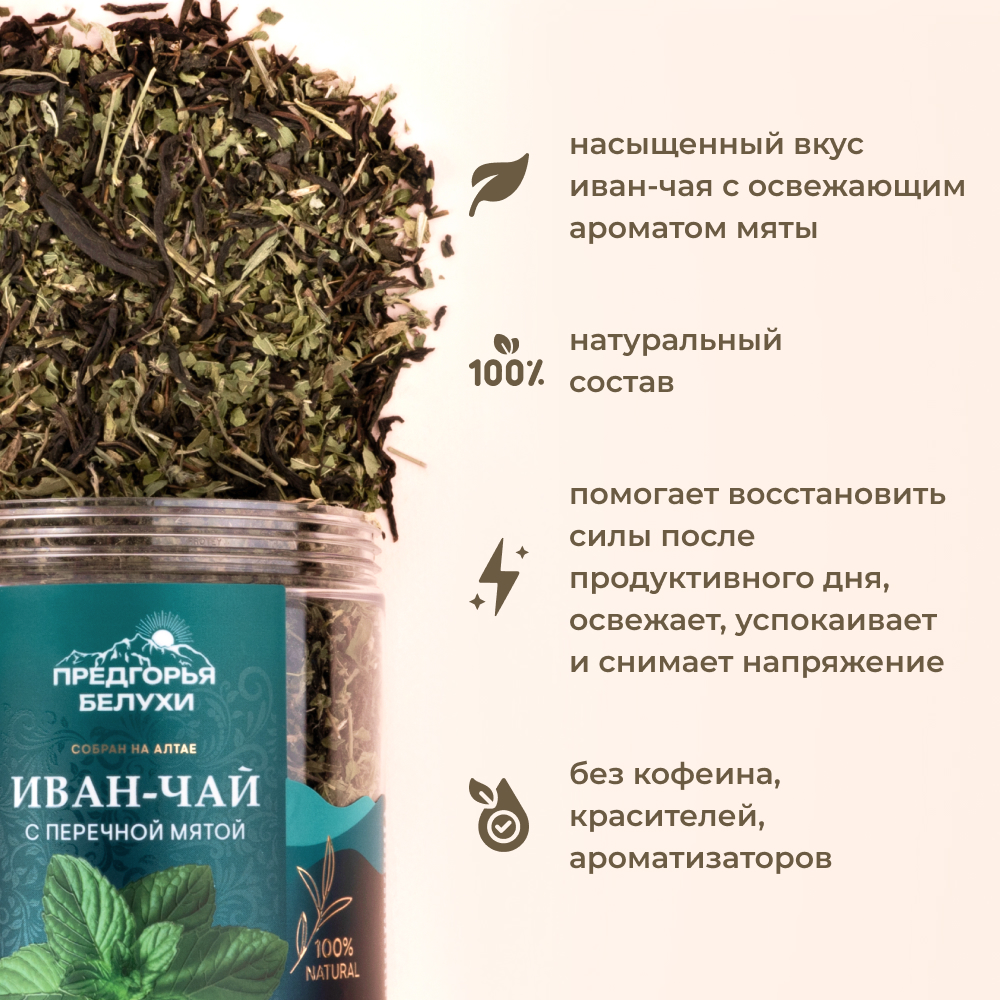 Напиток чайный Иван-чай ферментированный с перечной мятой