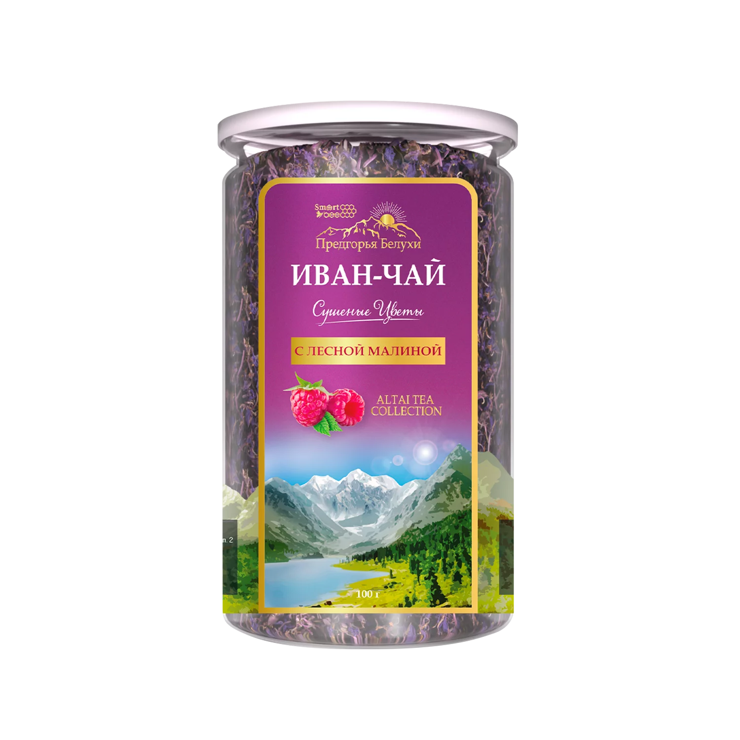 Напиток чайный Иван-чай Сушеные цветы с лесной земляникой