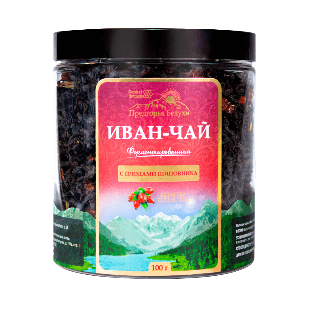 Напиток чайный Иван-чай ферментированный с плодами шиповника
