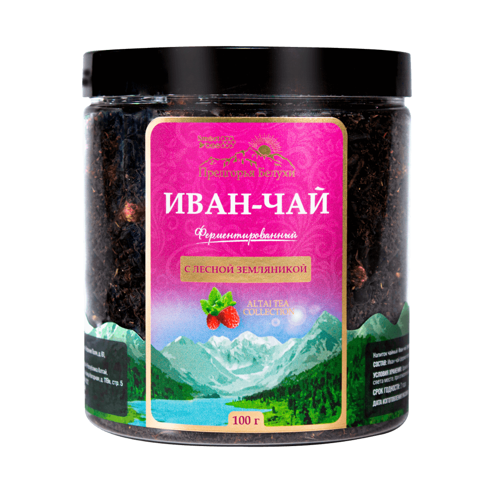 Напиток чайный Иван-чай ферментированный с лесной земляникой