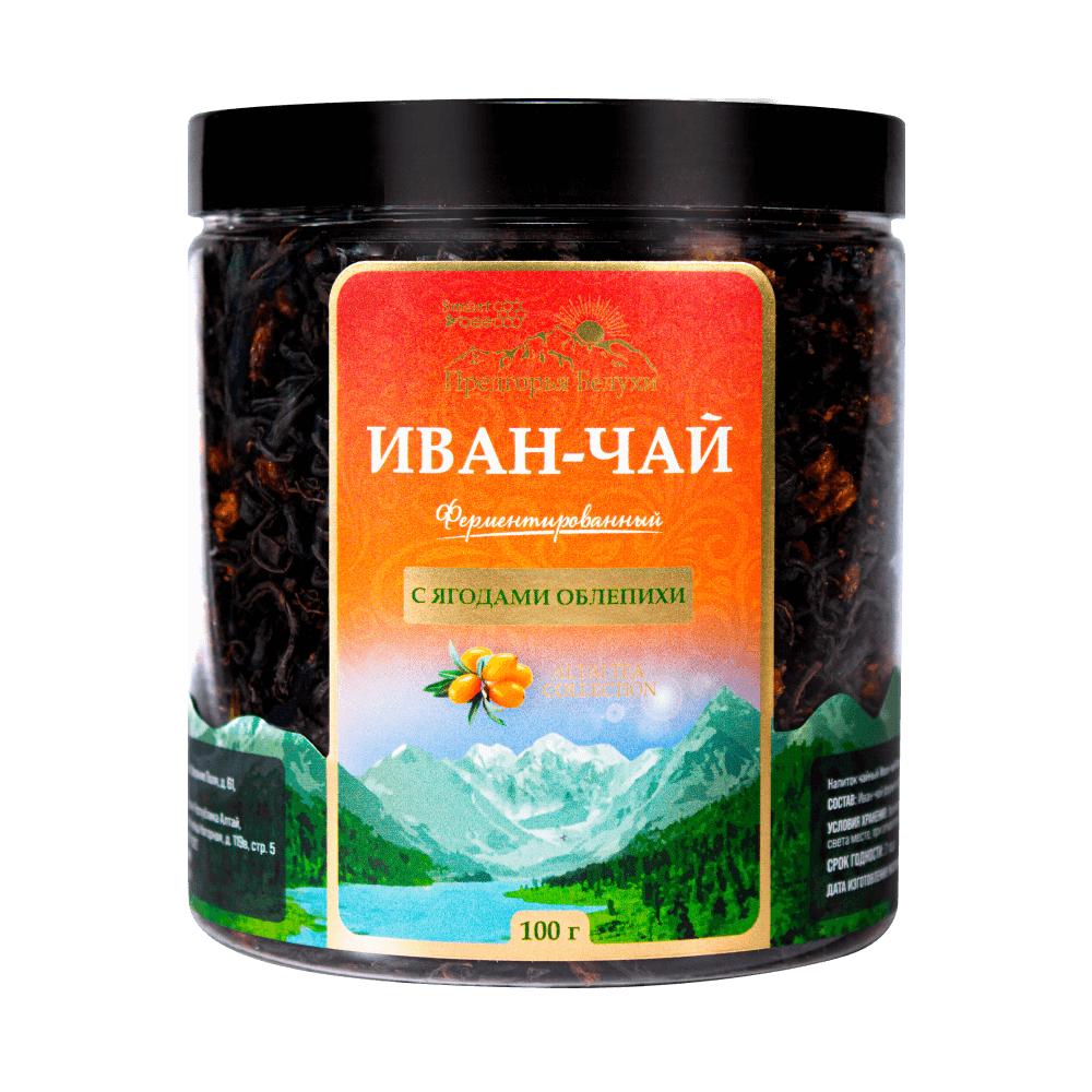 Напиток чайный Иван-чай ферментированный с ягодами облепихи