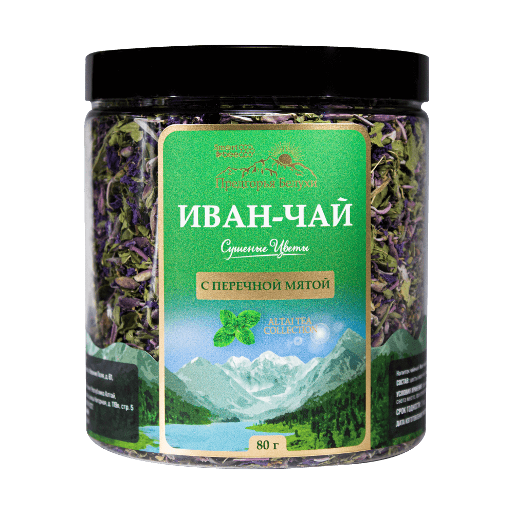 Напиток чайный Иван-чай Сушеные цветы с перечной мятой