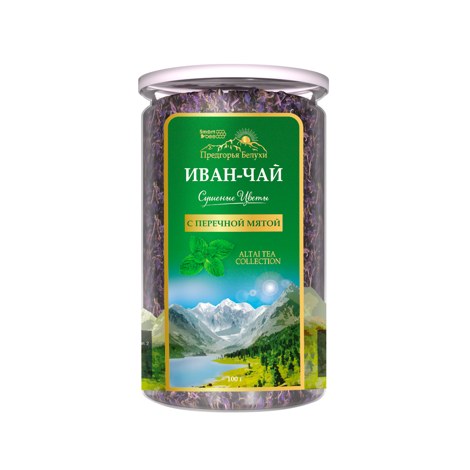 Напиток чайный Иван-чай Сушеные цветы с перечной мятой